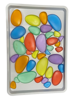 Coloured Acrylic Pebbles (30 pcs)