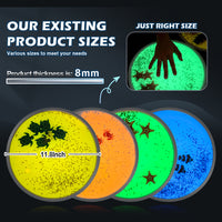 UV Round Aquarium Liquid Tiles, 4 Pack