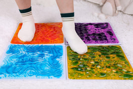 Soft Textured Liquid Floor Tiles, Set of 4 | 30X30