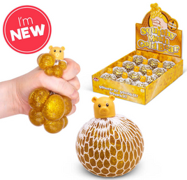 SQUISHY MESH PET - GOLDEN BEAR