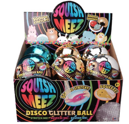 Squish-Meez Disco Glitter Ball