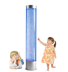 Extra Wide Bubble Tube – with Floating Balls and Remote 1.5m Tall x 30cm Diameter - SENsory Toys4U