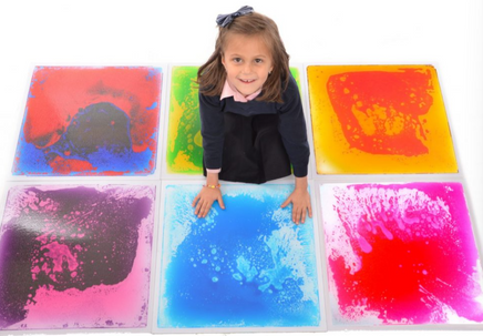 Liquid Floor Tiles 50x50cm 4 Pack - SENsory Toys4U