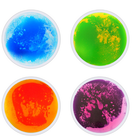 Round Liquid Floor Tiles – 4 Colours - SENsory Toys4U