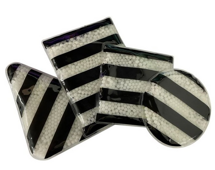 Black and White Jelly Ball Liquid Shapes - SENsory Toys4U