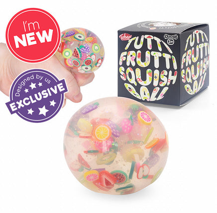 TUTTI FRUTTI SQUISH BALL - SENsory Toys4U